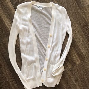 Old Navy White cardigan